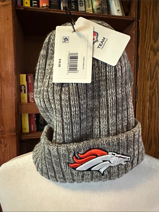 NFL Other - NFL Gray Denver Broncos Ribbed Cuffed Beanie